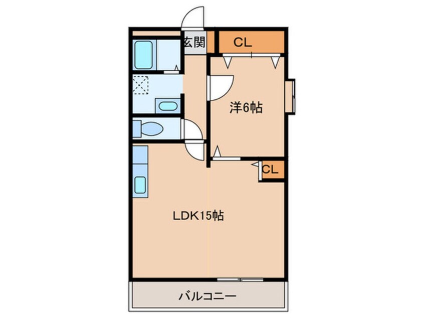 間取図 ＦＩＬＬ　ＥＡＳＴ