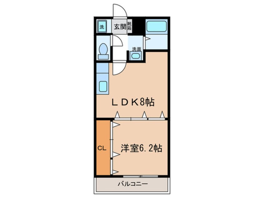 間取図 ＦＩＬＬ　ＥＡＳＴ