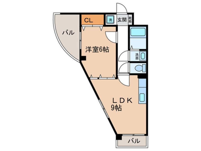 間取図 ＭＥＮＵＥＴＴＯ