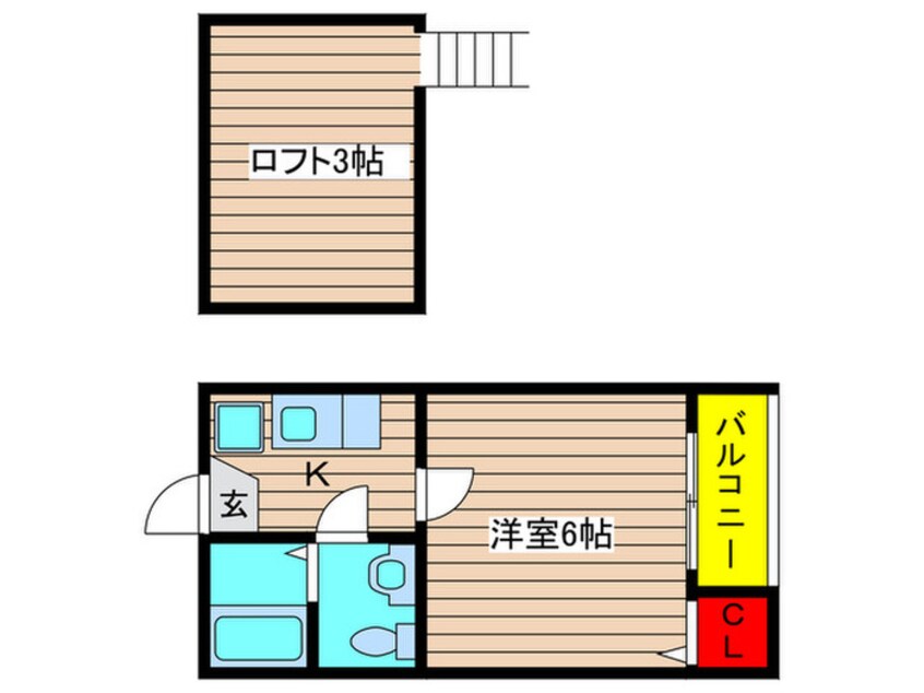 間取図 フルハウス六番町