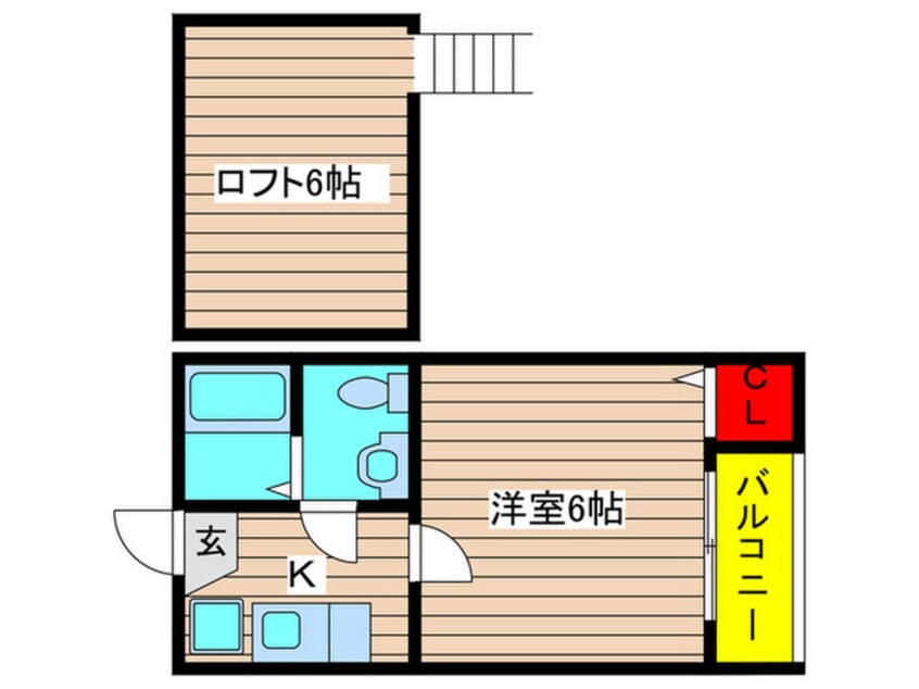 間取図 フルハウス六番町