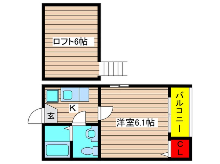 間取図 フルハウス六番町