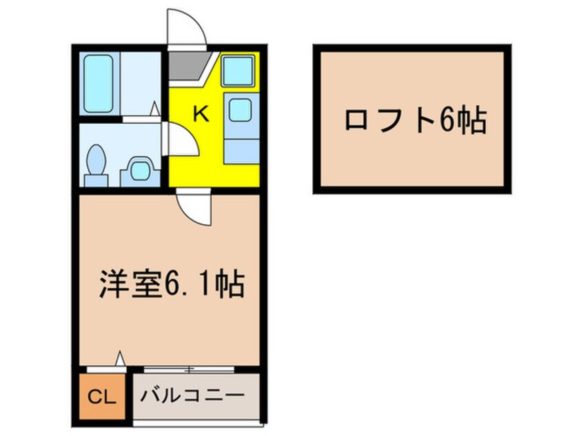 間取図 フルハウス六番町