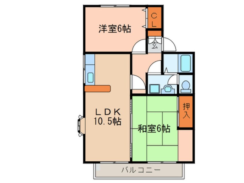 間取図 シルキ－ハウスＡ