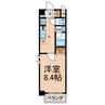 ノーブルスクエア 1Kの間取り