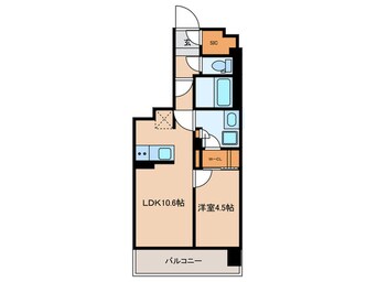 間取図 ｵｰﾌﾟﾝﾚｼﾞﾃﾞﾝｼｱ名駅南ｸﾞﾗﾝｱｰﾄ