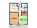 ハイツグリ－ンヒルＡの間取図