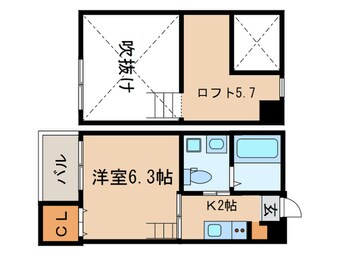 間取図 Ｋｏｈｉｍａｒｉ志賀本通