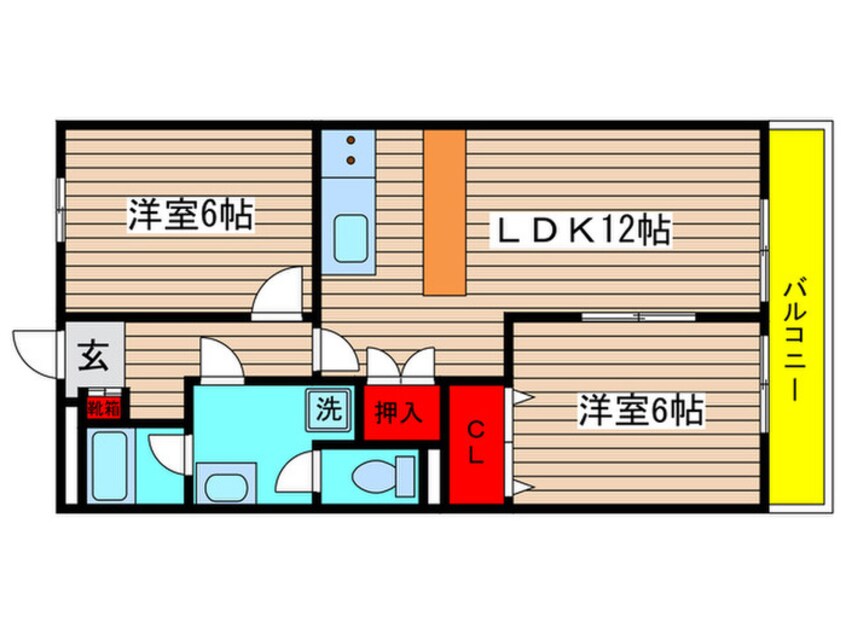 間取図 マンション鬼頭