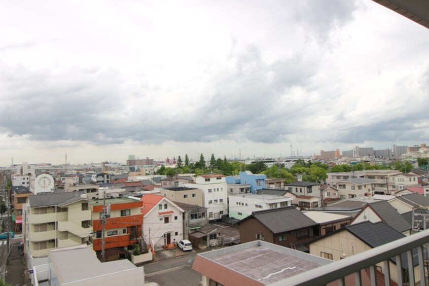 室内からの展望 マンション鬼頭