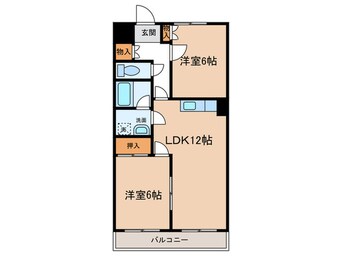 間取図 プレステイジ清水