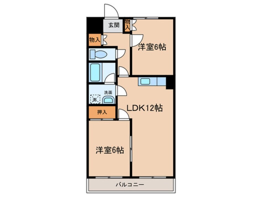 間取図 プレステイジ清水