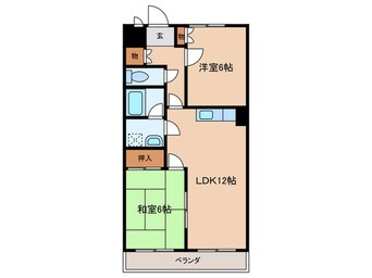 間取図 プレステイジ清水