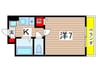 ア－バンポイント川名本町 1Kの間取り
