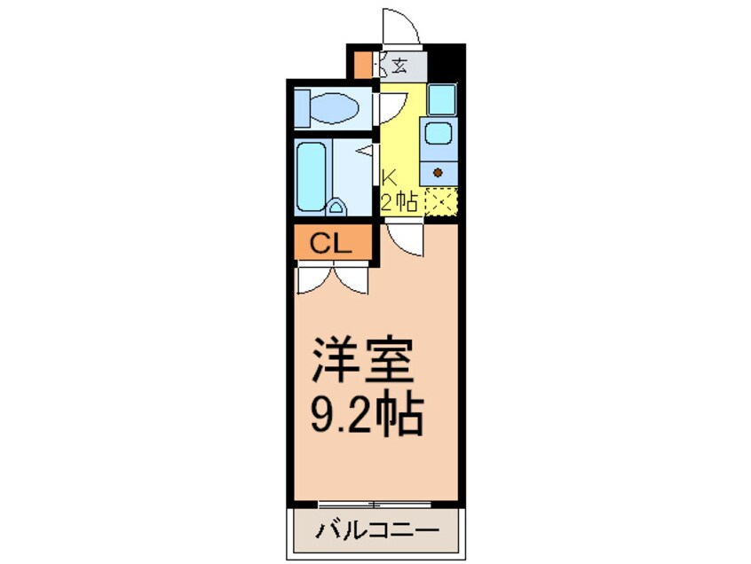 間取図 コンホ－ル千種