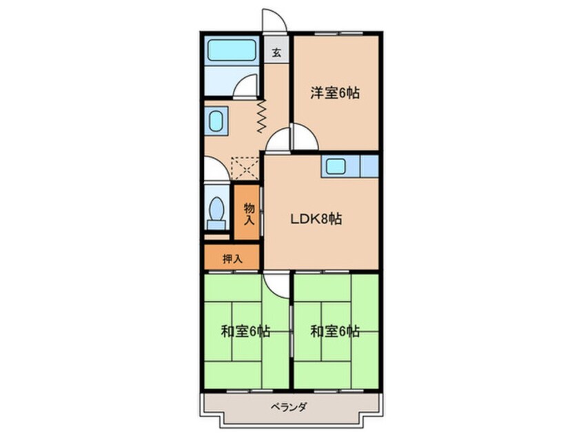 間取図 愛清ハイツ