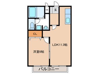 間取図 ハイツ雅