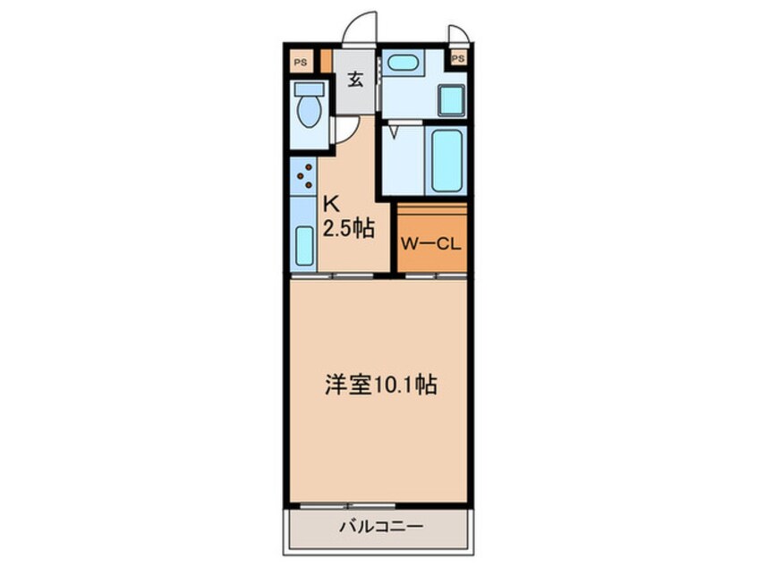 間取図 ラフィール小牧