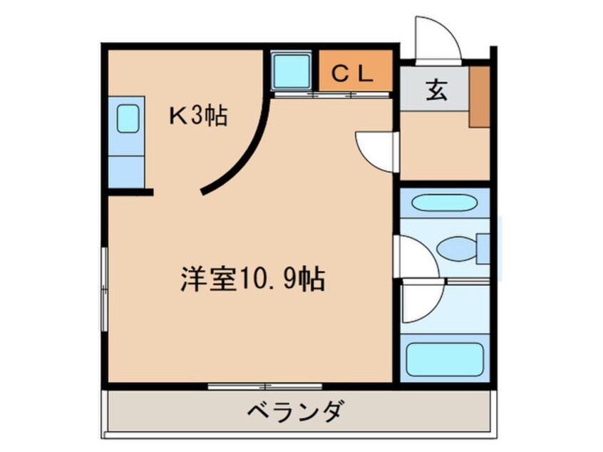 間取図 メルロ－ズコ－ト