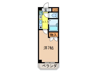 間取図 フラ－リッシュ宗塚