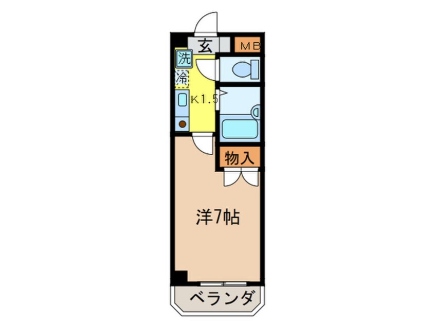 間取図 フラ－リッシュ宗塚