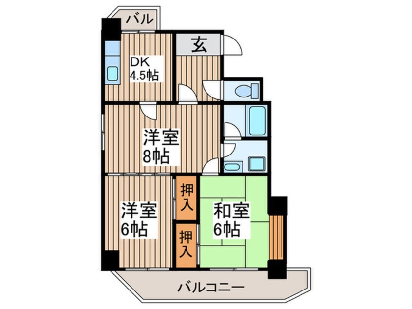 間取図 メゾン瑞和