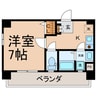 アマデウス那古野 1Kの間取り