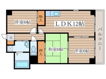 間取図 グランドール瑞天