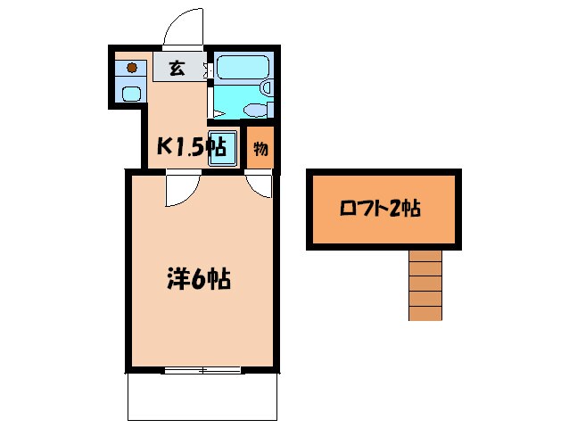 間取り図 ヴェ－ル岡崎公園