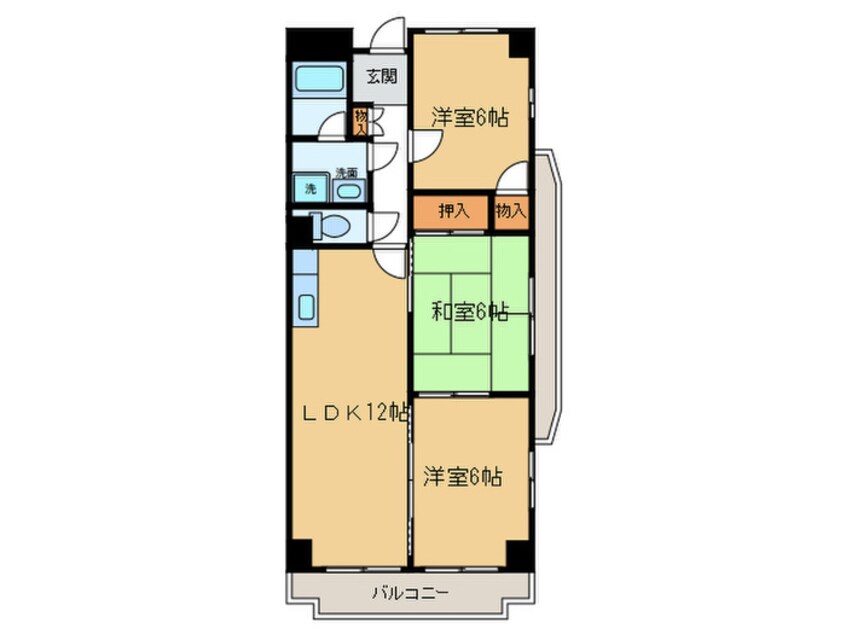 間取図 第３高杉マンション