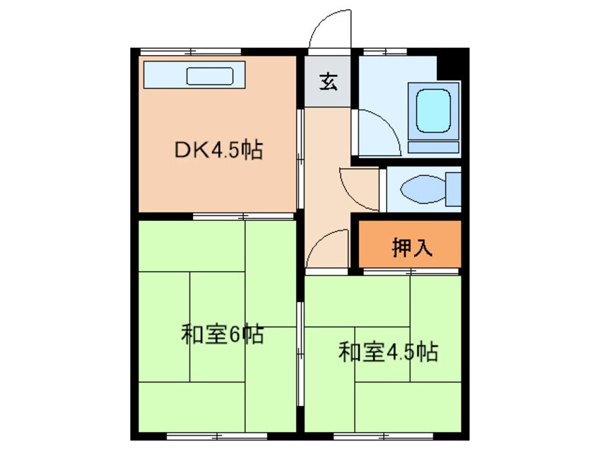 間取図 城北ビル