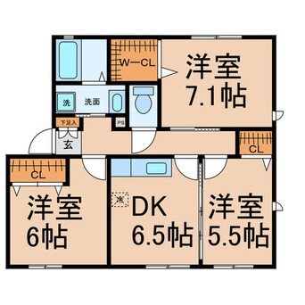 間取図 リヴィエール中野