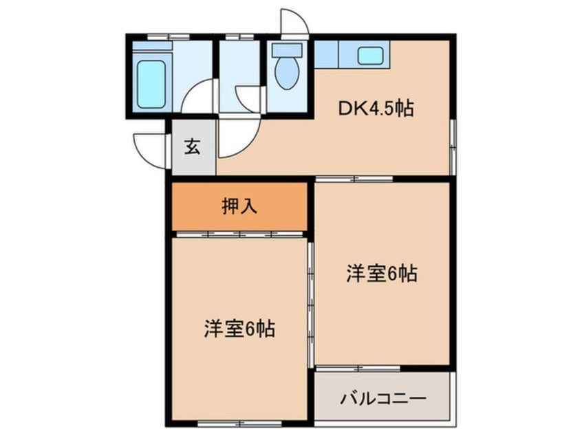 間取図 リカーサ今池Ⅰ