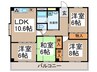 エムグラ－ベ 4LDKの間取り