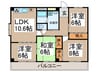 エムグラ－ベ 4LDKの間取り