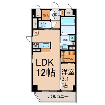 間取図 Ｌａ．Ｃａｎｔａｂｉｌｅ