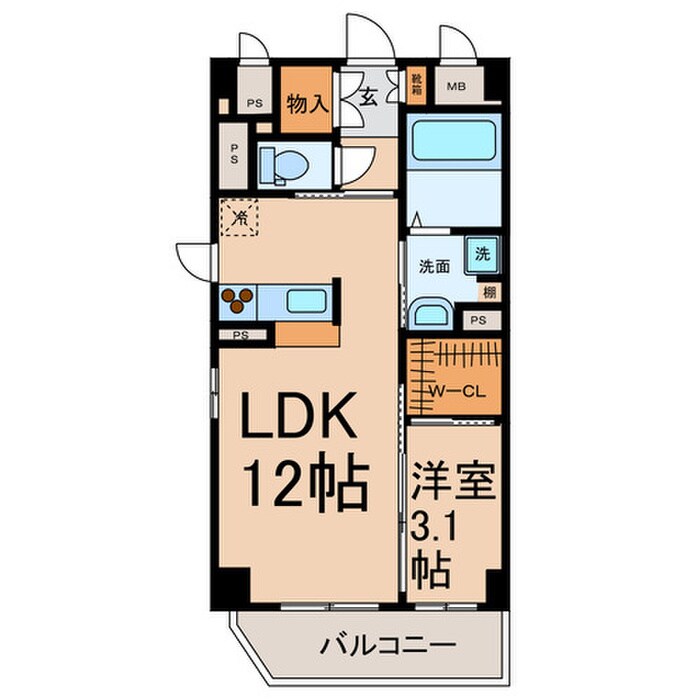 間取り図 Ｌａ．Ｃａｎｔａｂｉｌｅ