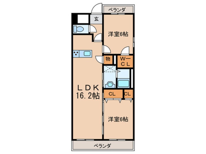 間取図 レ－ジュ川秋