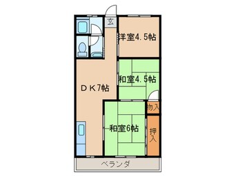 間取図 メゾンスギエイ