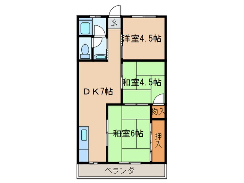 間取図 メゾンスギエイ