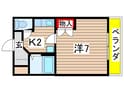 ハイツ山幸の間取図