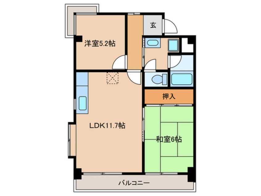 間取図 ジュネス２１