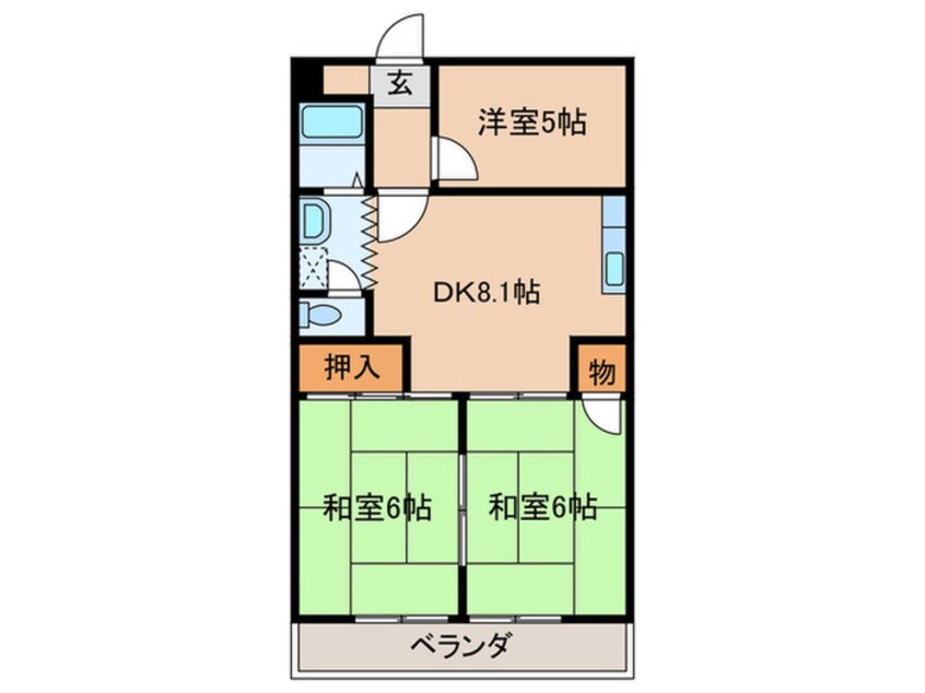 間取図 ジュネス２１