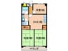 ジュネス２１ 3DKの間取り