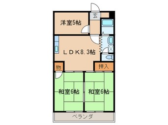 間取図 ジュネス２１