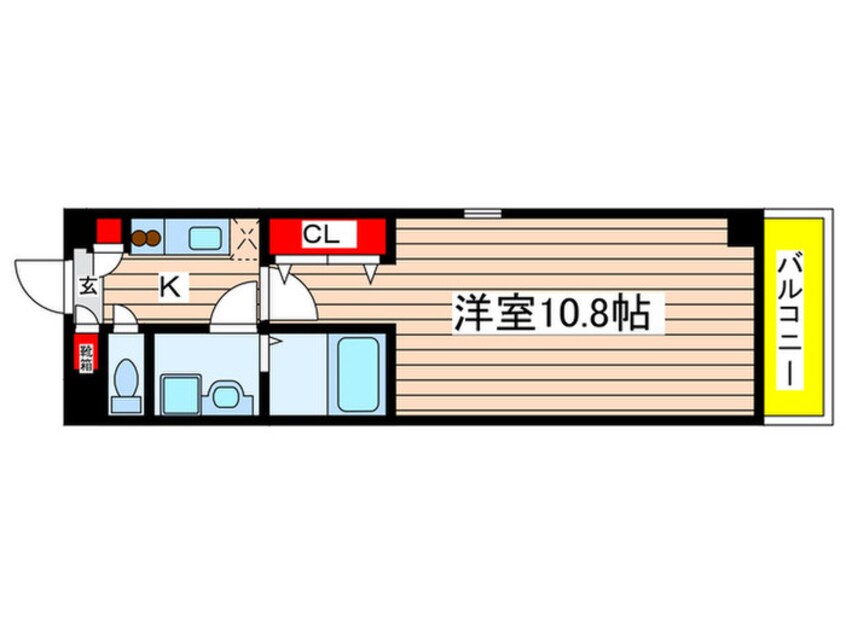 間取図 パ－クビラ瑞穂