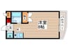 ア－バンフィット 1Kの間取り