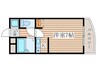 ア－バンフィット 1Kの間取り