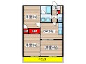 ピュアライフ長草Aの間取図