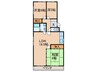 アークヒルズ社が丘 3LDKの間取り